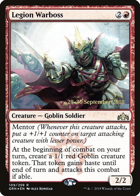 Chefe-de-guerra da Legião — Guilds of Ravnica Promos 109s
