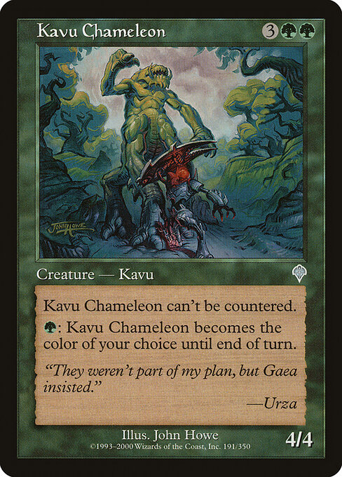 Camaleão Kavu — Invasion 191