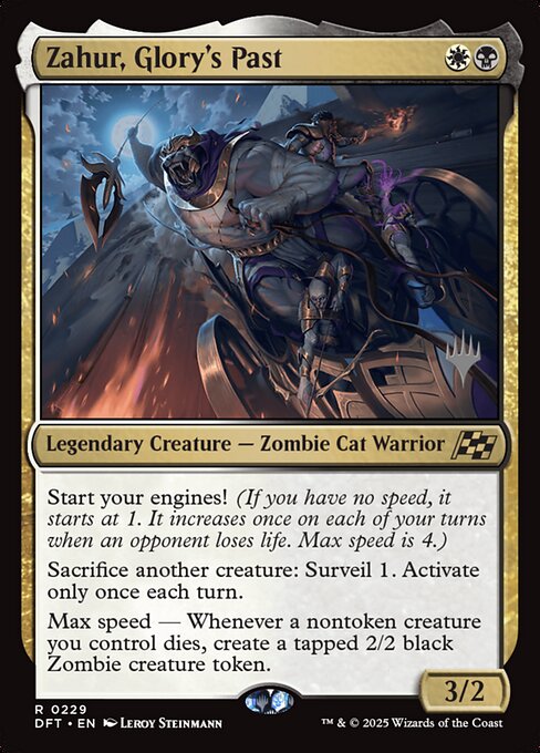 Zahur, Glory's Past — Aetherdrift Promos 229p
