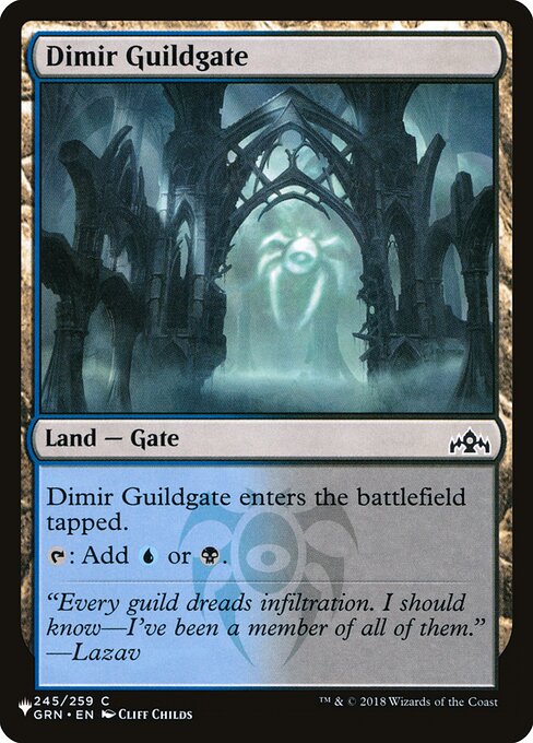 Portão da Guilda Dimir — The List GRN-245
