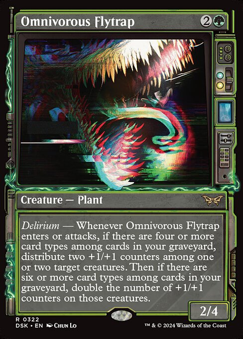 Omnivorous Flytrap — Duskmourn: House of Horror 322
