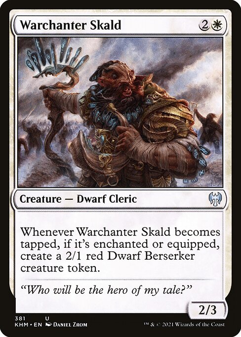 Skald Cantador de Guerra — Kaldheim 381