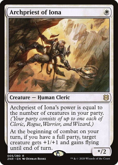 Arquissacerdote de Iona — Zendikar Rising 5