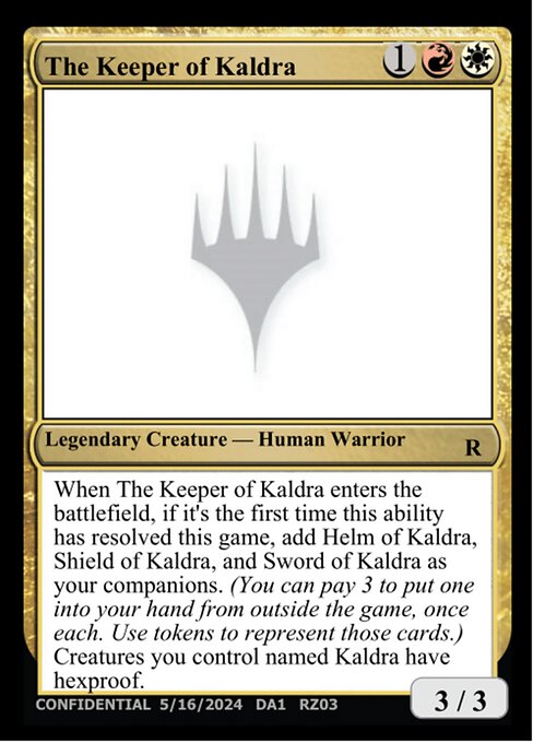 The Keeper of Kaldra — Unknown Event RZ03c