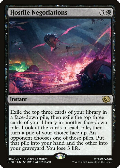 Negociações Hostis — The Brothers' War 105