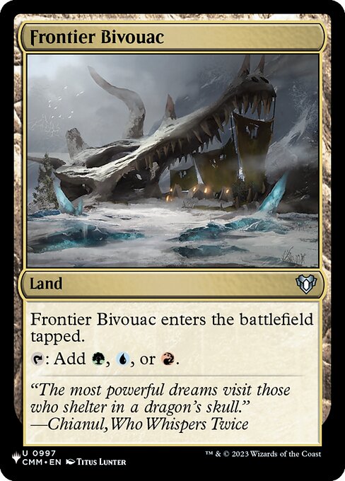 Bivaque da Fronteira — The List CMM-997