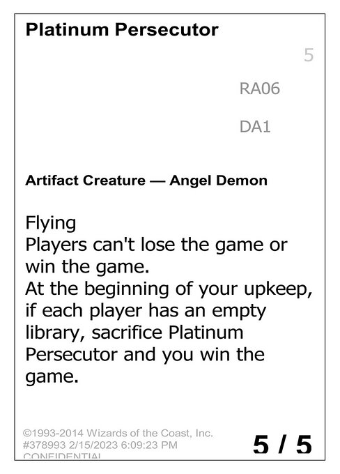 Platinum Persecutor — Unknown Event RA06a