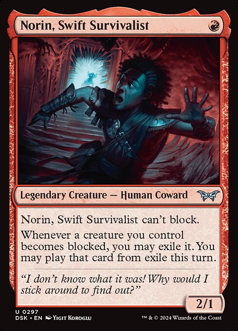 Norin, Swift Survivalist — Duskmourn: House of Horror 297