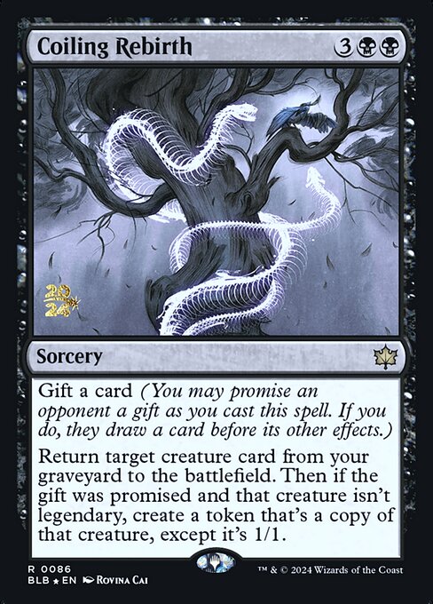Coiling Rebirth — Bloomburrow Promos 86s