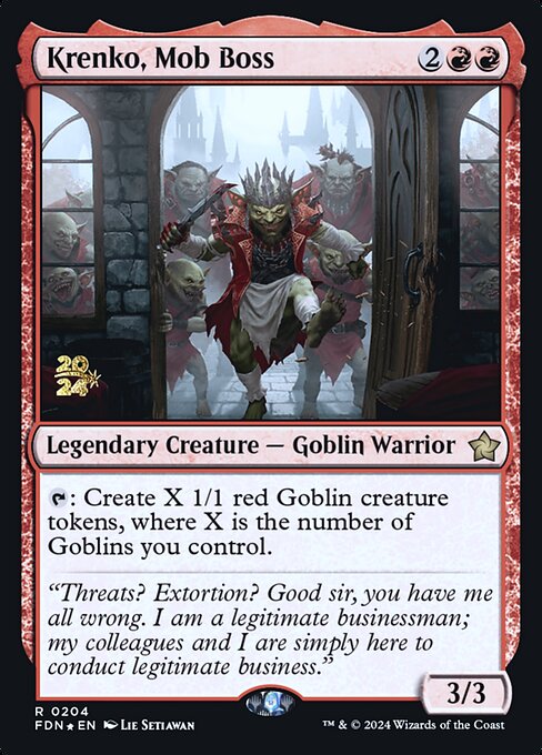 Krenko, Chefe da Turba — Foundations Promos 204s