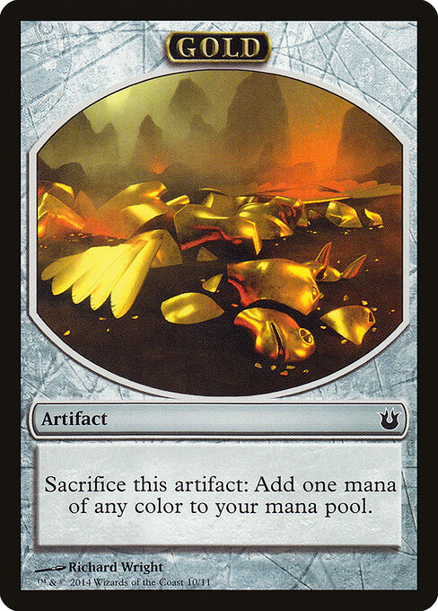 Gold — Born of the Gods Tokens 10
