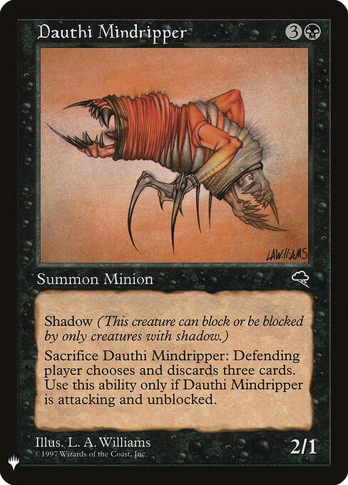 Rasgamentes de Dauth — The List TMP-125