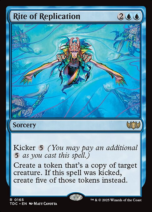 Rito de Replicação — Tarkir: Dragonstorm Commander 165