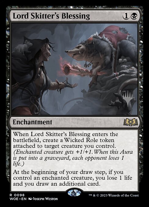 Bênção do Lorde Esgueiro — Wilds of Eldraine Promos 98p
