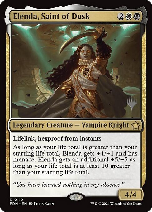Elenda, Saint of Dusk — Foundations Promos 119p