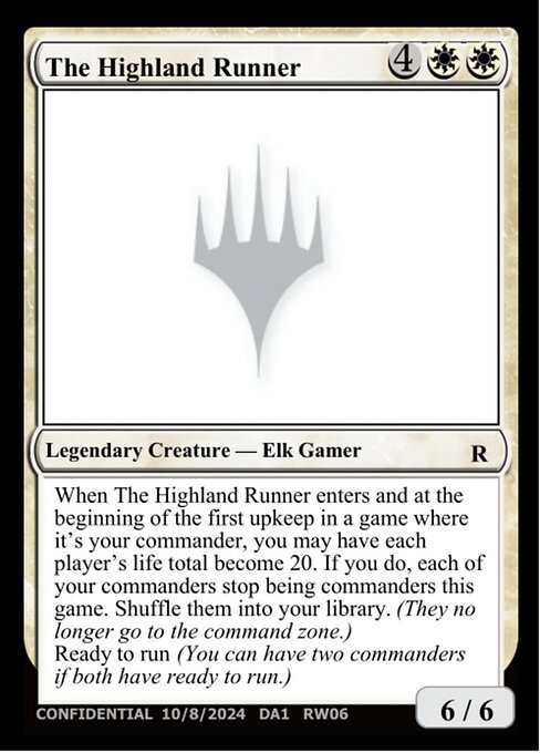 The Highland Runner — Unknown Event RW06b