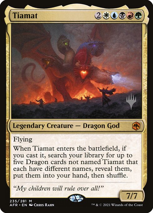 Tiamat — Adventures in the Forgotten Realms Promos 235p
