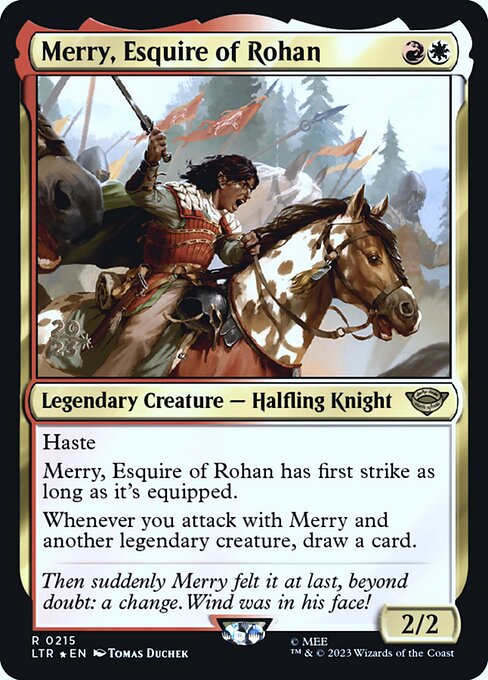 Merry, Escudeiro de Rohan — Tales of Middle-earth Promos 215s