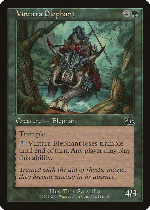 Elefante de Vintara — Prophecy 131