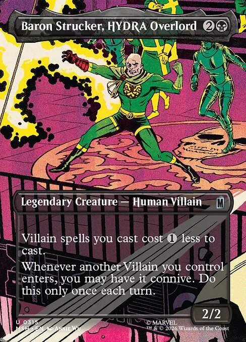 Baron Strucker, HYDRA Overlord — Marvel Super Heroes 315