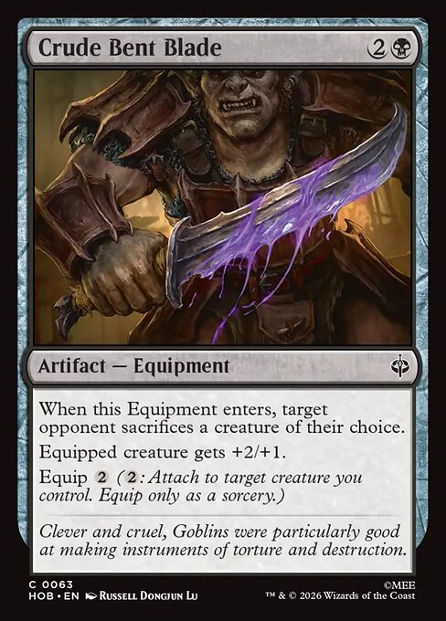 Crude Bent Blade — The Hobbit 63