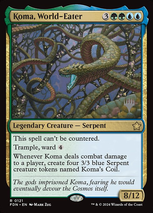 Koma, World-Eater — Foundations Promos 121p