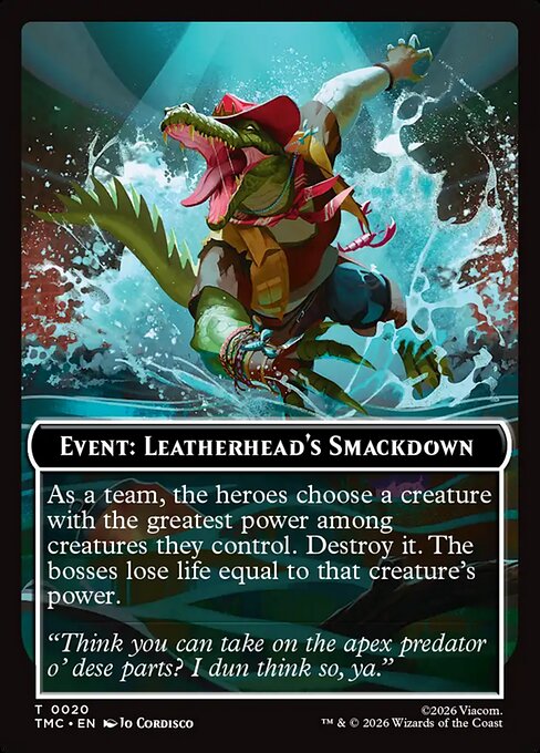 Event: Leatherhead's Smackdown — Teenage Mutant Ninja Turtles Eternal Tokens 20