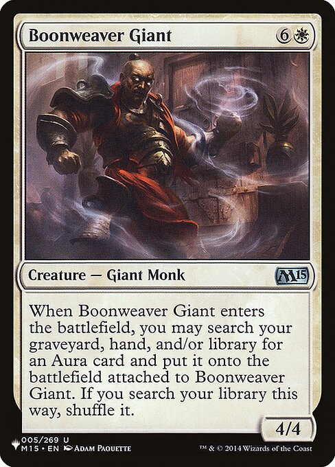Gigante Tecedor de Dádivas — The List M15-5
