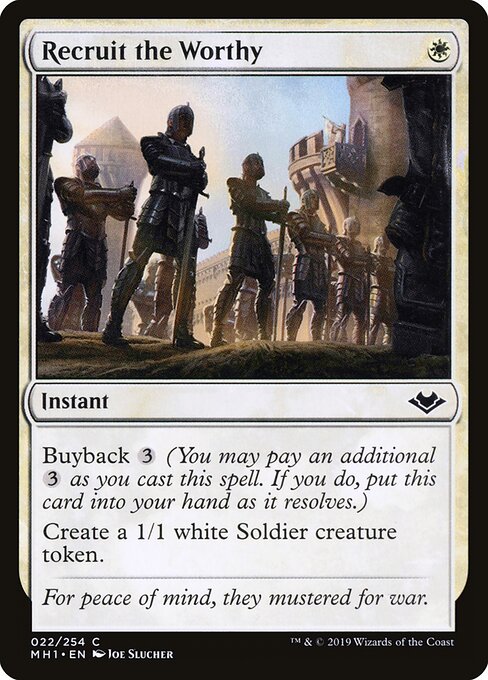 Recrutar os Dignos — Modern Horizons 22