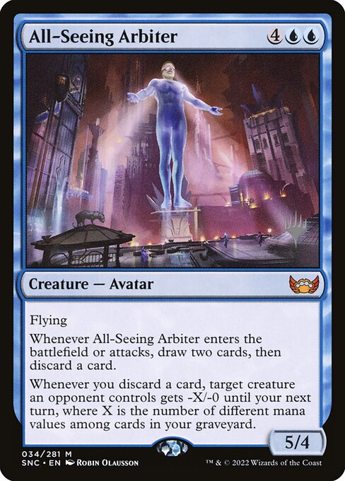 Árbitro Onisciente — Streets of New Capenna Promos 34p