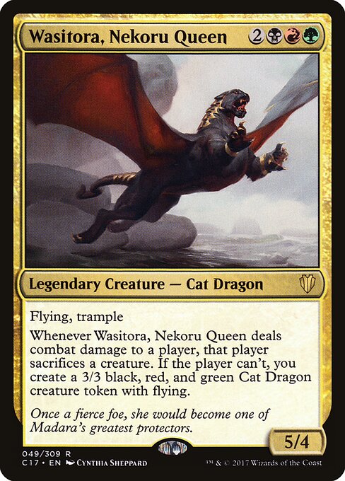 Wasitora, Rainha Nekoru — Commander 2017 49
