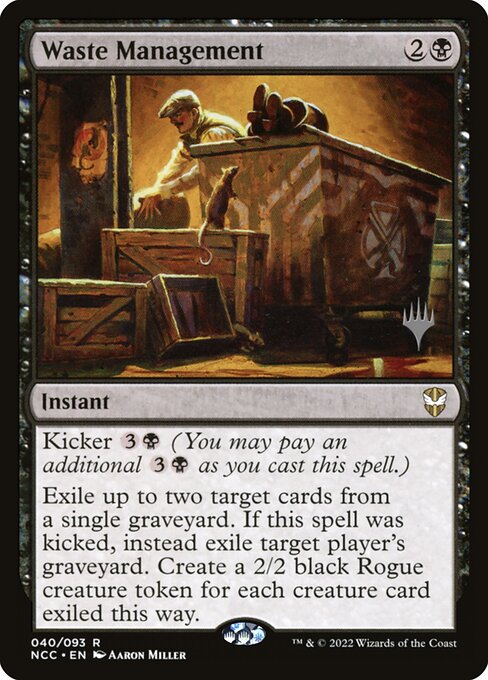 Gerenciamento de Dejetos — New Capenna Commander Promos 40p