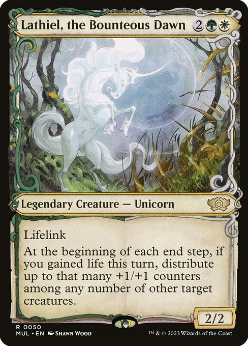 Lathiel, a Aurora Generosa — Multiverse Legends 50