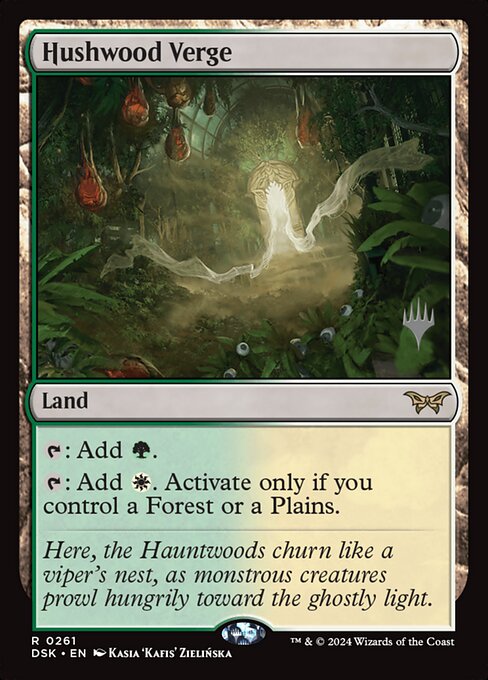 Hushwood Verge — Duskmourn: House of Horror Promos 261p