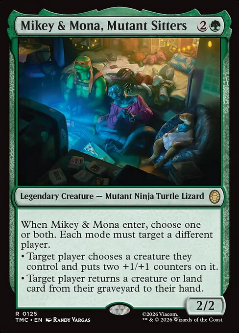 Mikey & Mona, Mutant Sitters — Teenage Mutant Ninja Turtles Eternal 125