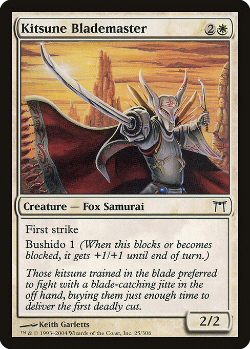 Mestre das Lâminas Kitsune — Champions of Kamigawa 25