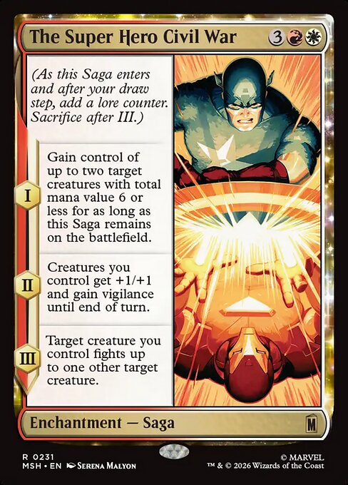 The Super Hero Civil War — Marvel Super Heroes 231