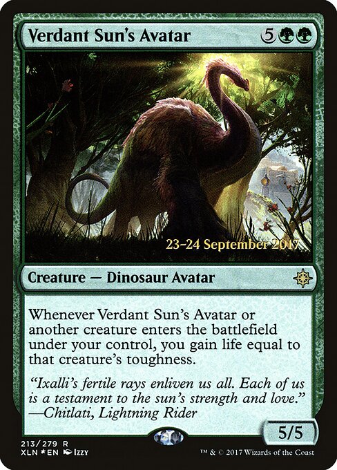 Avatar do Sol Verdejante — Ixalan Promos 213s