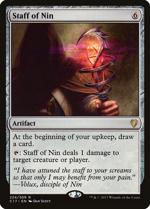 Cajado de Nin — Commander 2017 224