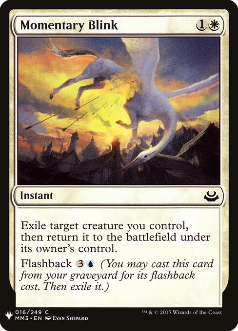Piscadela Momentânea — The List MM3-16