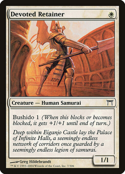 Lacaio Devotado — Champions of Kamigawa 7