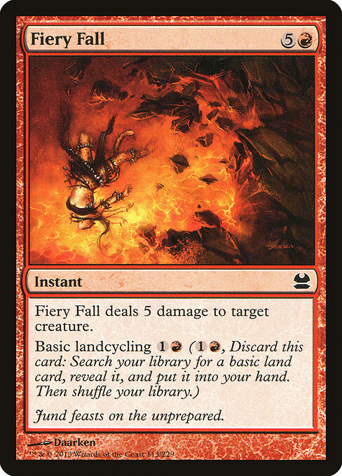 Queda Ardente — Modern Masters 113