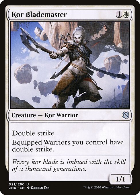 Espadachim-mestra Kor — Zendikar Rising 21