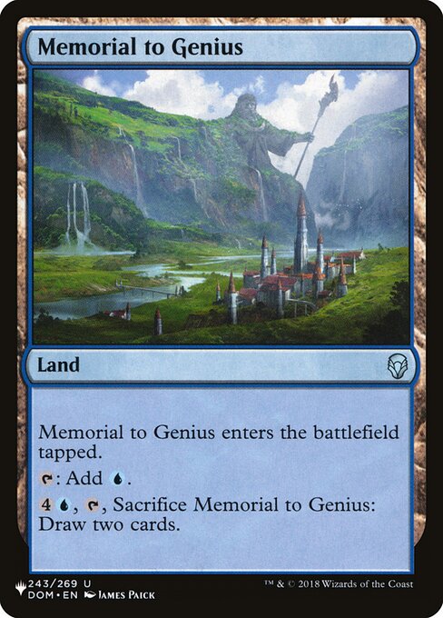 Memorial à Genialidade — The List DOM-243