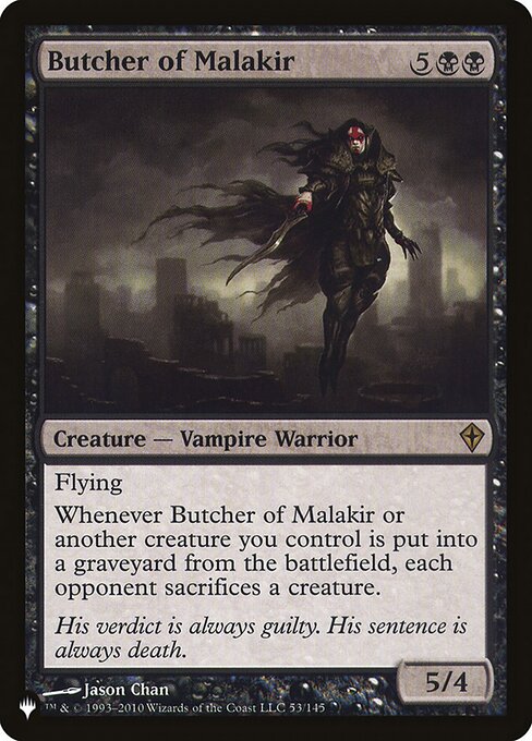 Carniceiro de Malakir — The List WWK-53