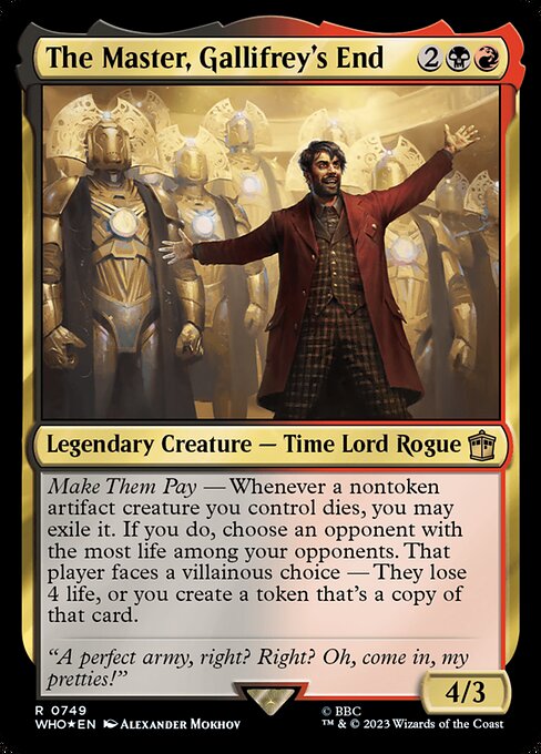 The Master, Gallifrey's End — Doctor Who 749