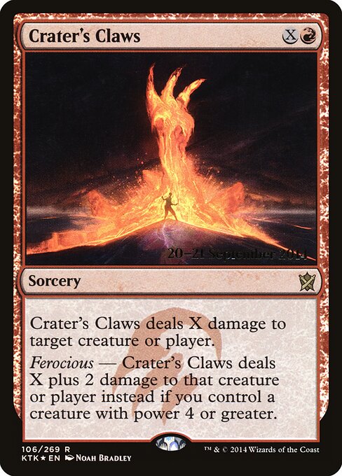 Garras da Cratera — Khans of Tarkir Promos 106s