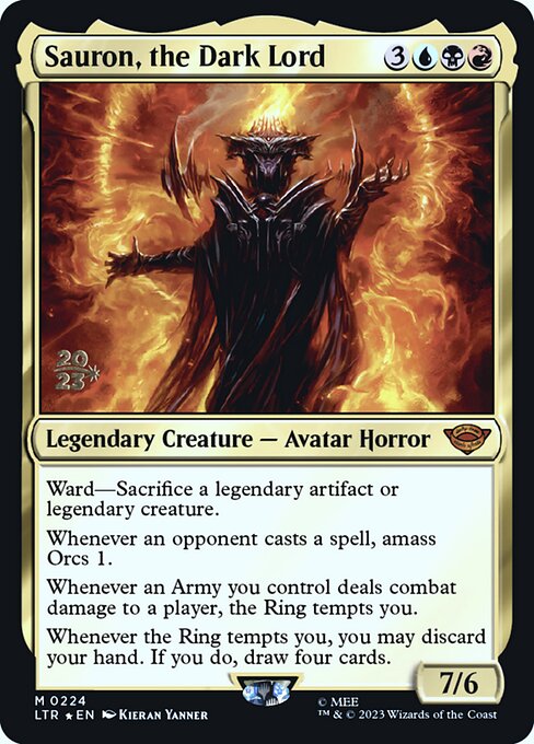 Sauron, o Senhor Sombrio — Tales of Middle-earth Promos 224s