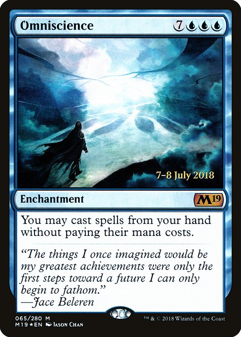 Onisciência — Core Set 2019 Promos 65s