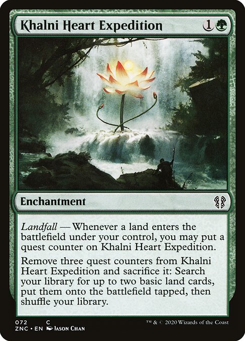 Expedição ao Coração de Khalni — Zendikar Rising Commander 72